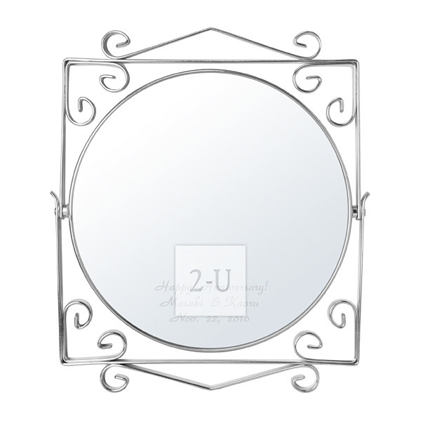 Xssus 雙面鏡 L 銀框