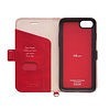 iPhone 7 紅色軟皮革側開護套