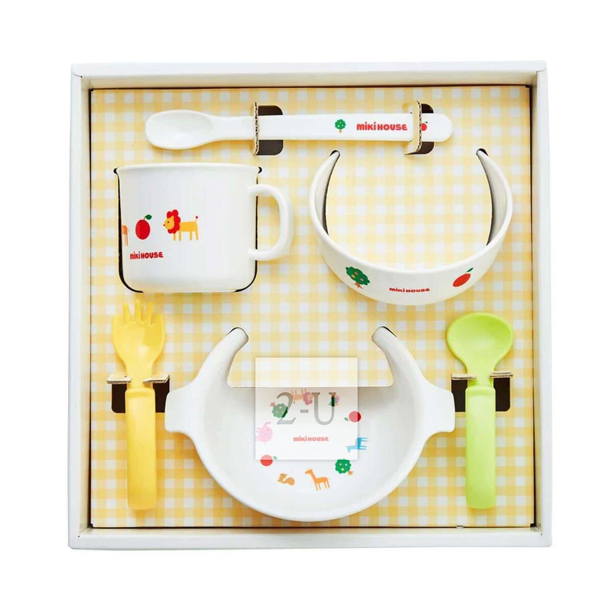 MIKI HOUSE 嬰兒成長2段嬰幼兒餐具套裝