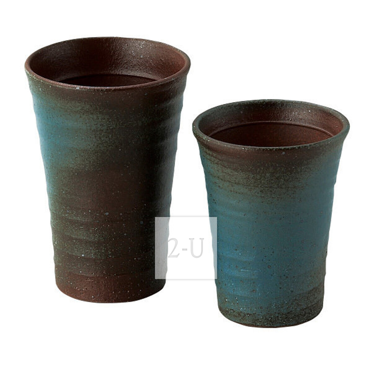 信樂燒 夜空對杯