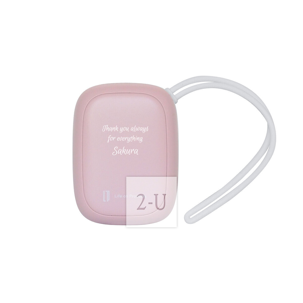 冷暖兩用環保暖手寶 冰粉色