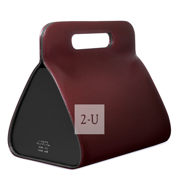 高檔化妝包首飾箱 棕紅色