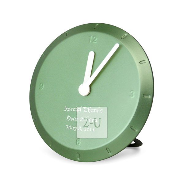 綠色團團圓圓小鬧鐘