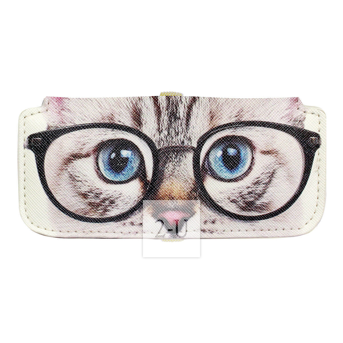小巧眼鏡盒 動物圖案之美國短毛貓