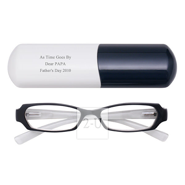 老花鏡 白加黑 (+1.50)