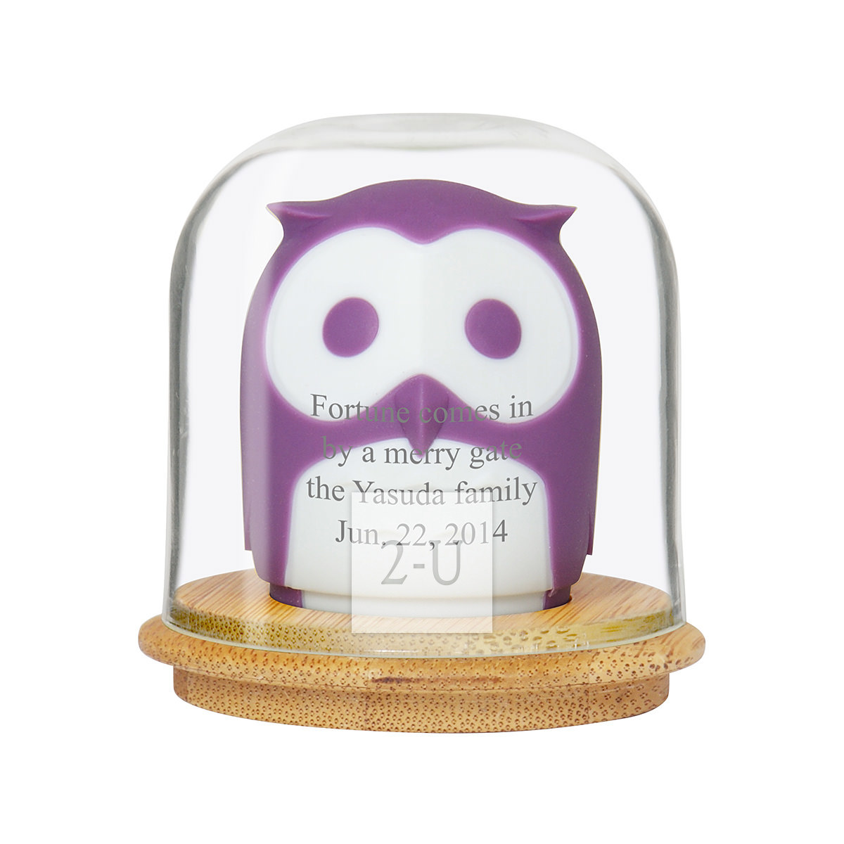 貓頭鷹螺絲刀頭收納盒 紫色