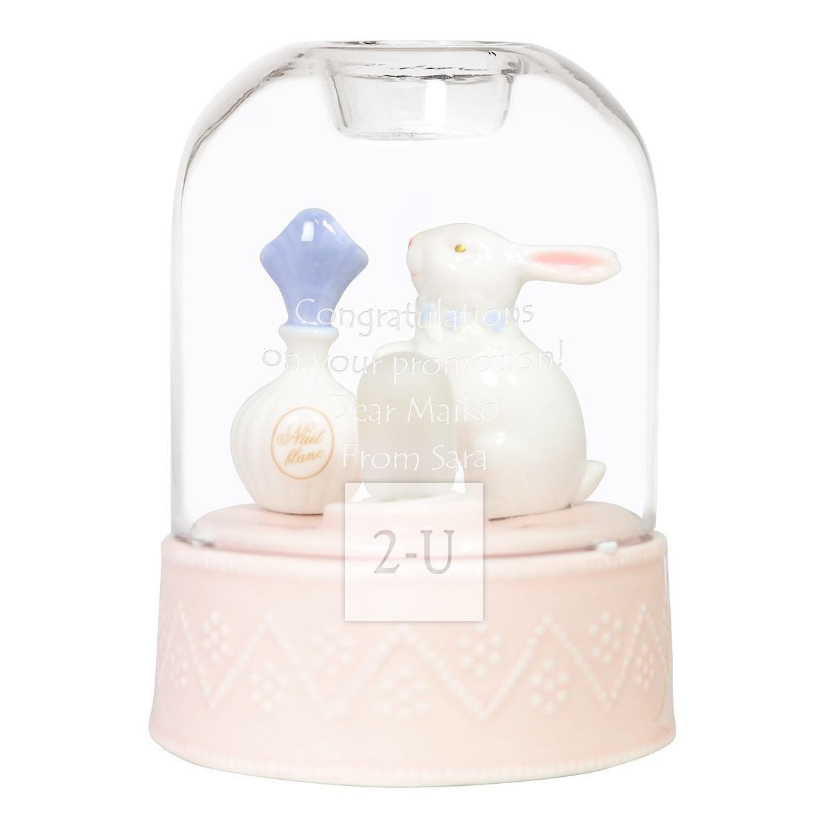 香薰精油燈 香水瓶和兔子