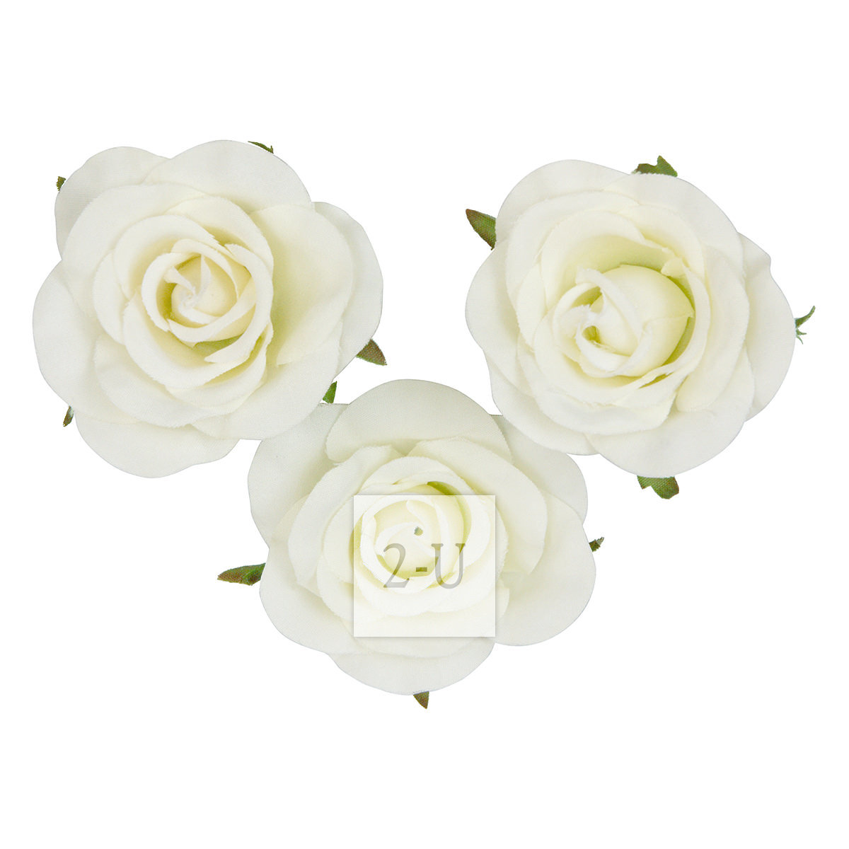 倣真人造玫瑰磁鐵吸附傢居裝飾 白色