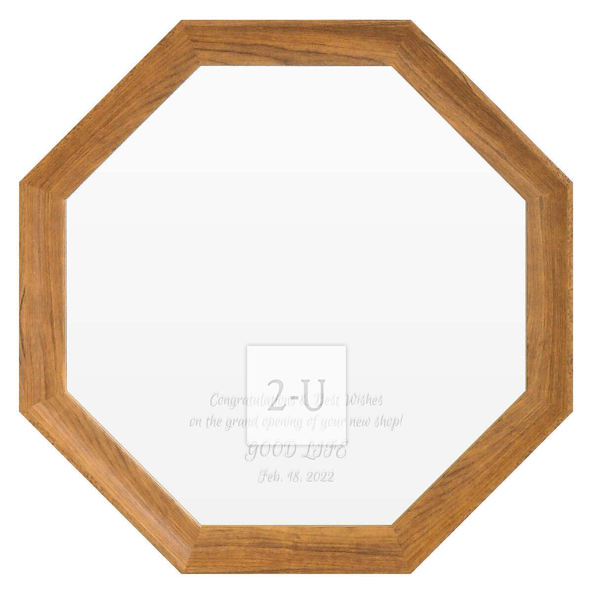 木框八角鏡 L