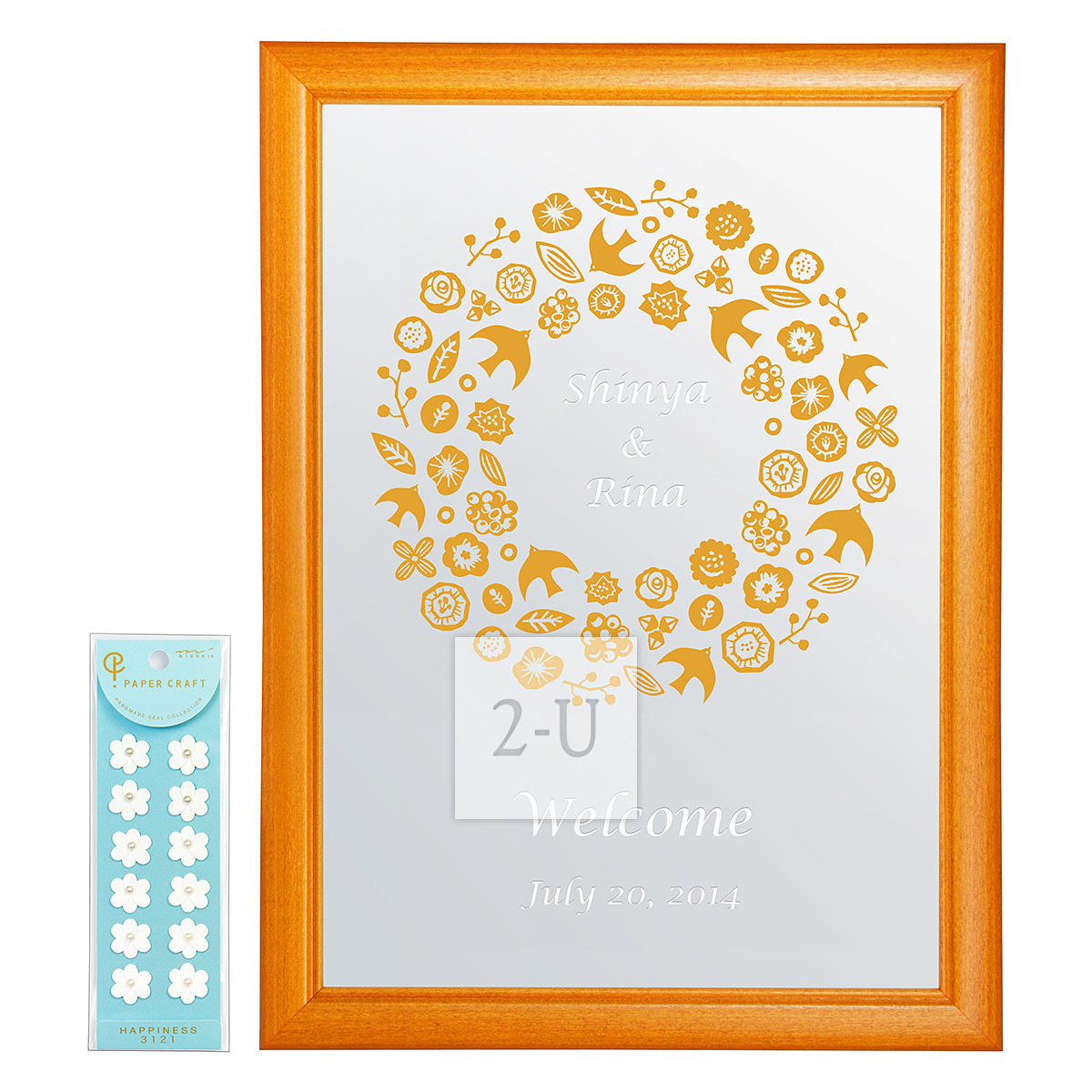 鏡面迎賓牌 Joynus B4 木質款