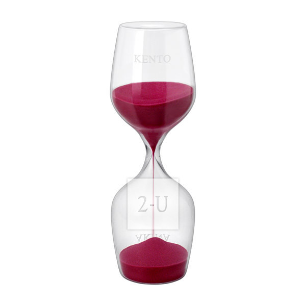 沙漏計時器 桃紅色