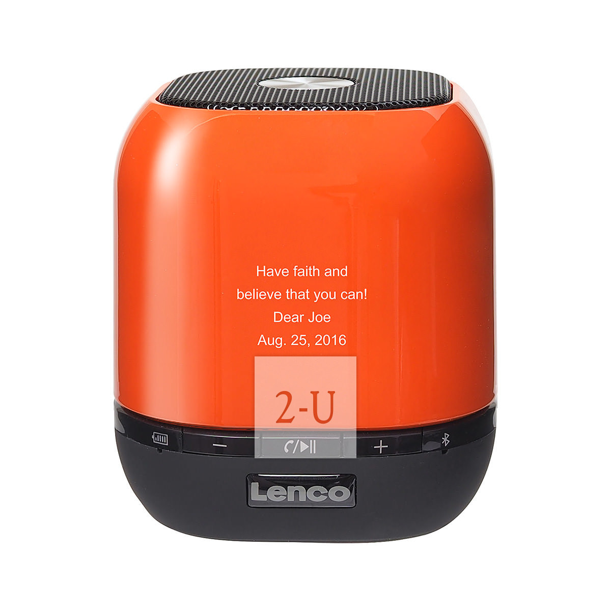 輕便迷妳掌心藍牙音箱 橙色