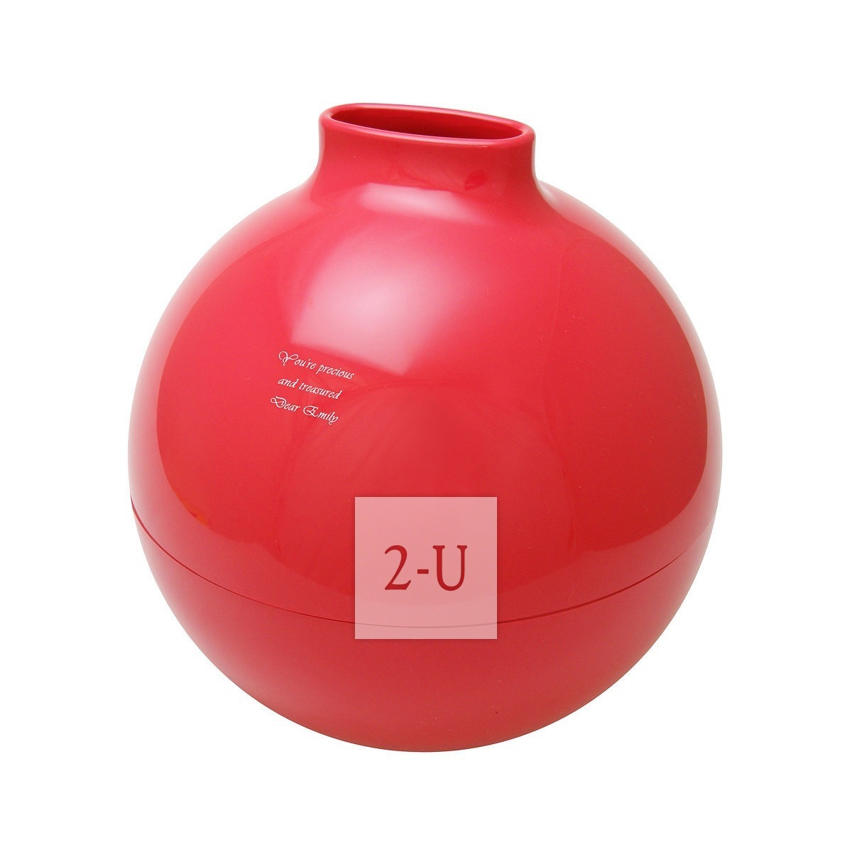 毬形大紙巾罐 紅色