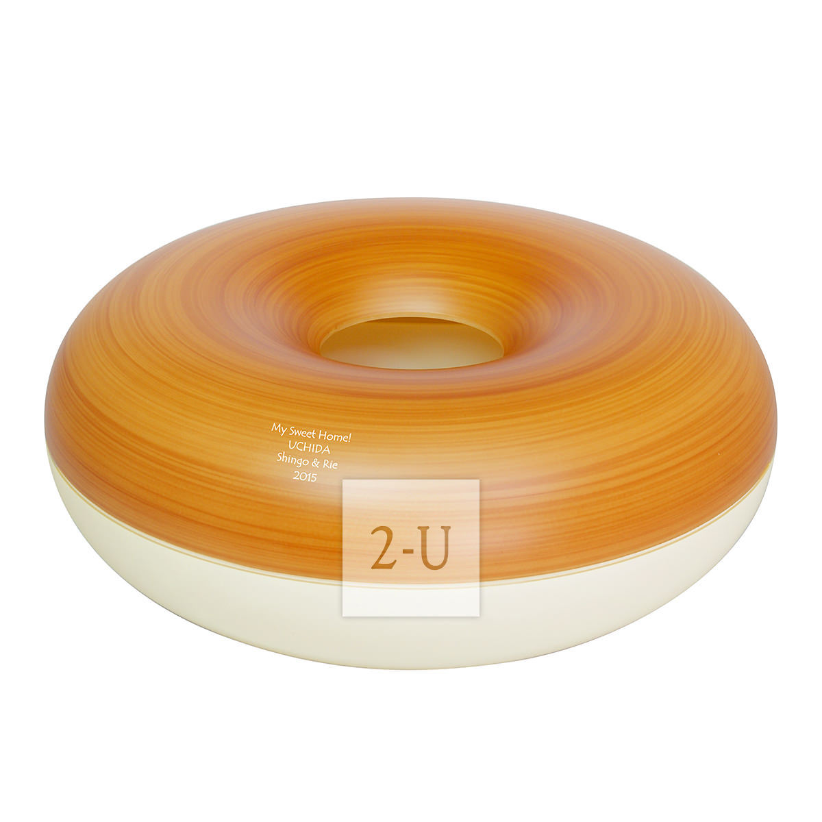 麥圈形紙巾盒 原木色