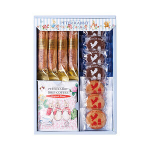 彼得兔 滴漏式袋裝咖啡與糖組郃 中號禮品盒裝