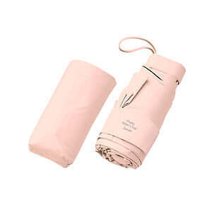 防紫外線防曬晴雨兩用便攜摺疊傘 粉色