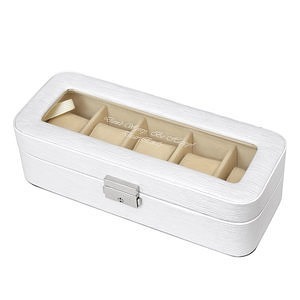 手錶收納盒 白色 S