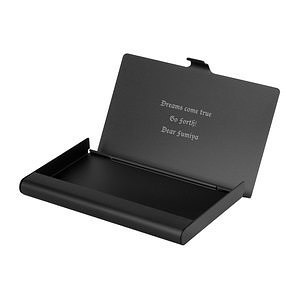 鋁製名片盒 黑色