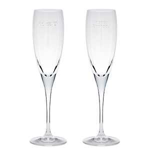 意大利 Palio 水晶笛形香檳對杯