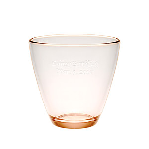 淡橙色意大利 Zeno 係列 Aqua 水杯