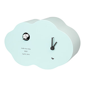 酷 Coo 小鳥跳齣報時鬧鐘 淡藍色