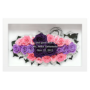 高貴玫瑰保鮮花花框