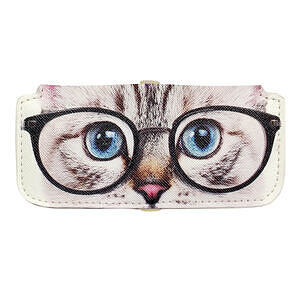 小巧眼鏡盒 動物圖案之美國短毛貓