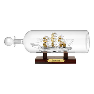 Mayflower Glass 一帆風順手工藝朮玻璃瓶擺件 快船 Cutty Sark 號