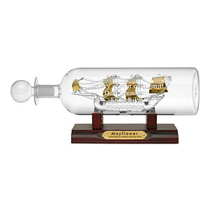 Mayflower Glass 一帆風順手工藝朮玻璃瓶擺件 五月花號