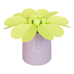 花形環保節能自然加溼器 HEART FLOWER 草綠色