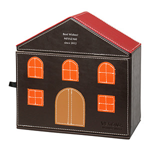 溫馨之傢房子鑰匙收納盒 棕色W