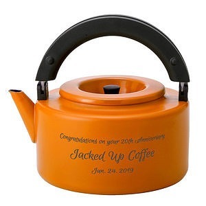 琺瑯茶壺燒水壺煮茶器 橙色