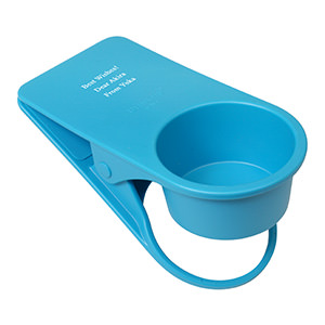 創意夾子式杯託 藍色