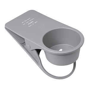 創意夾子式杯託 灰色