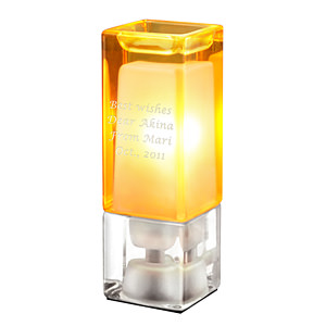 黃色冰柱香熏燈