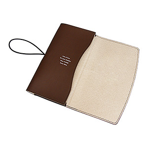 牛皮真皮 PC 筆記本 iPad 護套皮套7英吋用 棕色