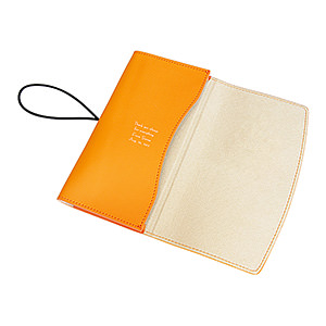 牛皮真皮 PC 筆記本 iPad 護套皮套7英吋用 黃色