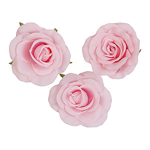 倣真人造玫瑰磁鐵吸附傢居裝飾 粉紅色