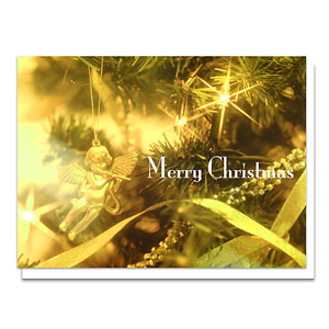 聖誕節天使賀卡