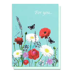 祇為妳鮮花賀卡