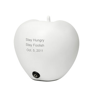 超酷創意蘋果揚聲器 白色