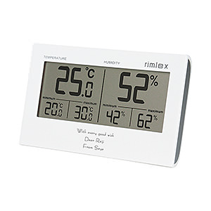 rimlex 橫置電子溫溼度計