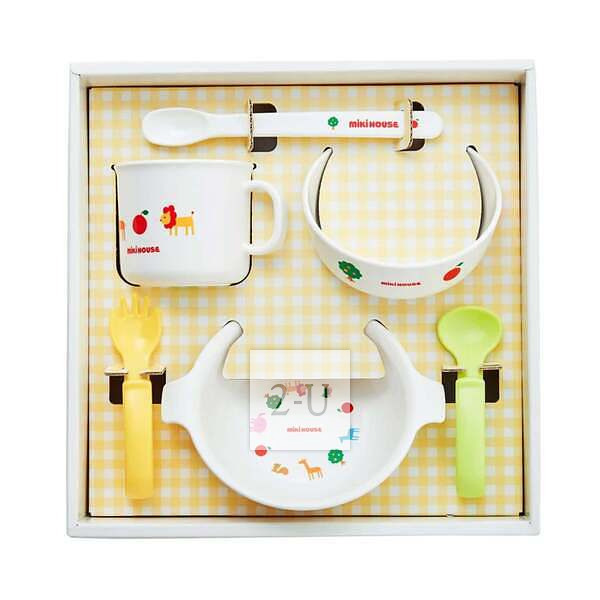 MIKI HOUSE 嬰兒成長2段嬰幼兒餐具套裝