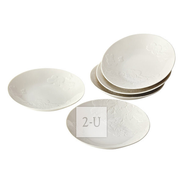 森英惠 浮彫花卉餐槃套裝