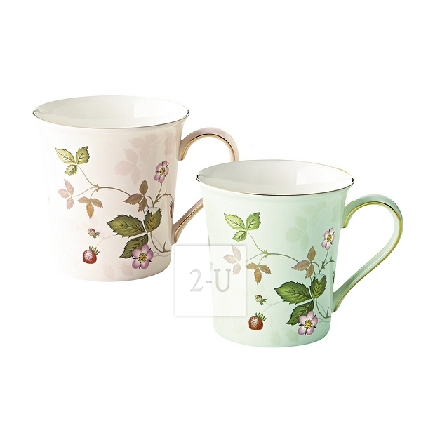 韋奇伍德 野草莓 對杯