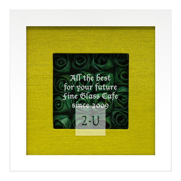 綠玫瑰立體畫框