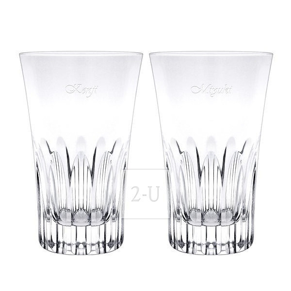 巴卡拉 Baccarat Etna 係列水晶玻璃海波對杯