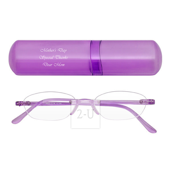 老花鏡 紫色透明 (+1.50)