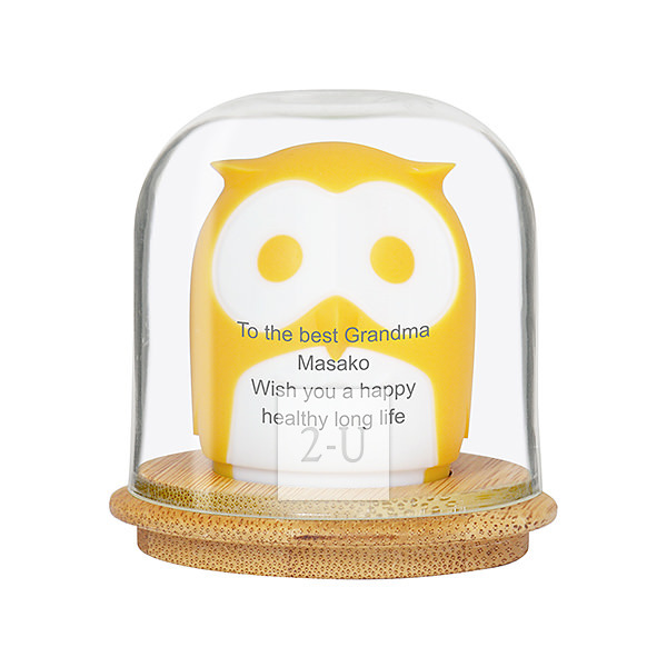 貓頭鷹螺絲刀頭收納盒 黃色