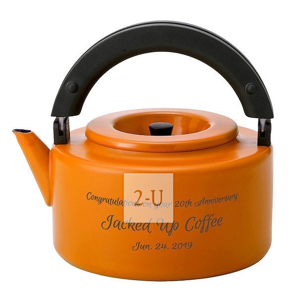 琺瑯茶壺燒水壺煮茶器 橙色